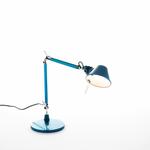 ARTEMIDE A011850 TOLOMEO MICRO CUERPO LAMPARA Y BASE AZUL ANODIZADO